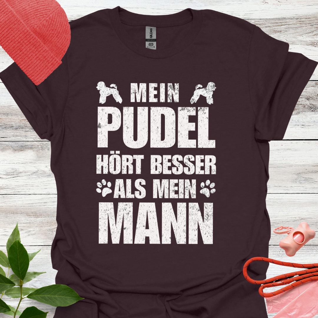 Lustiges T-Shirt für Pudelliebhaber, Unisex Softstyle T-Shirt