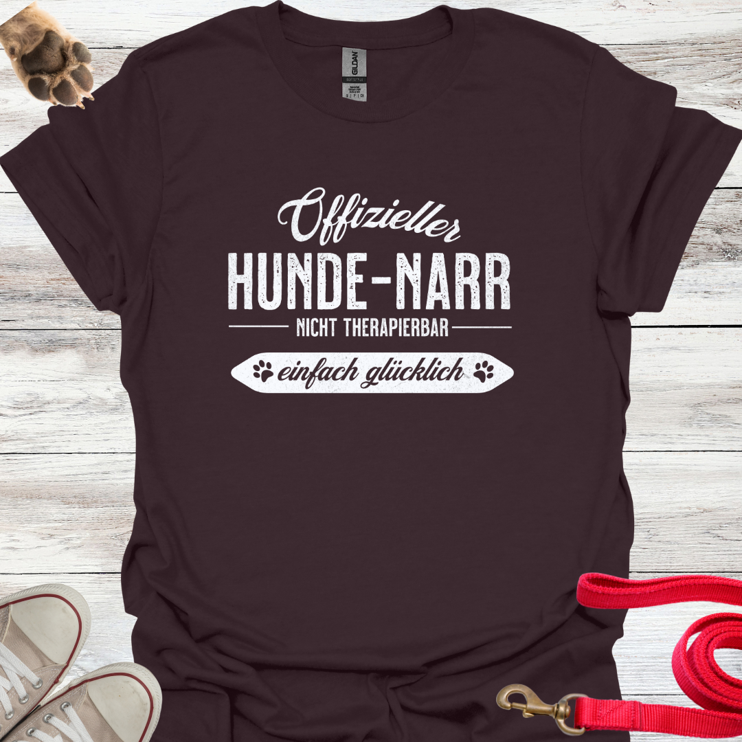 Offizieller Hunde-Narr. Lustiges T-Shirt für Hundeliebhaber, Unisex Softstyle T-Shirt
