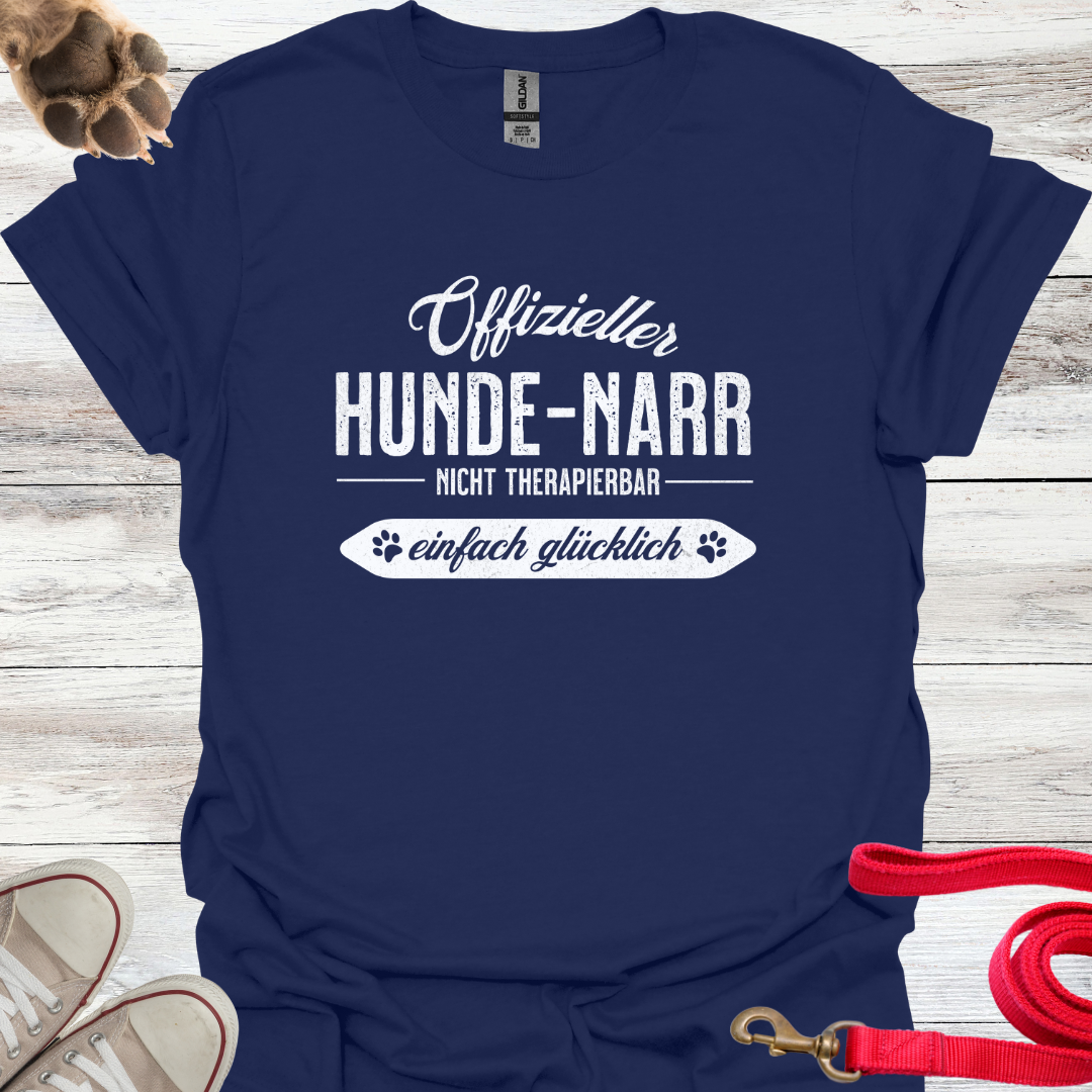 Offizieller Hunde-Narr. Lustiges T-Shirt für Hundeliebhaber, Unisex Softstyle T-Shirt