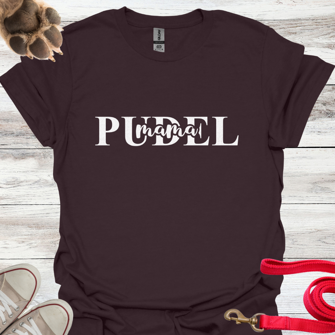 Pudel Mama, T-Shirt für Pudelliebhaberinnen, Unisex Softstyle T-Shirt