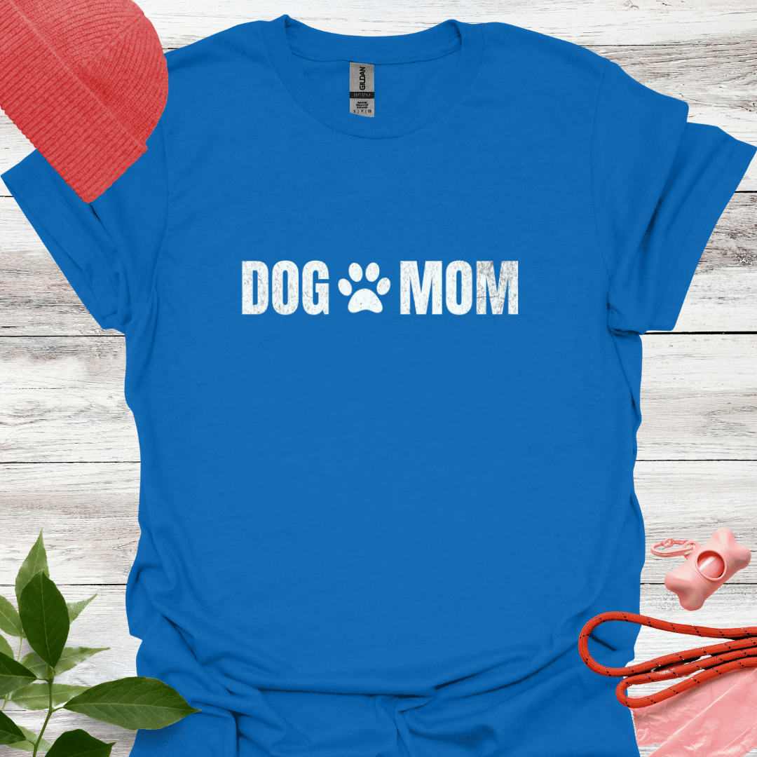 Dog Mom, T-Shirt für Hundeliebhaberinnen, Unisex Softstyle T-Shirt