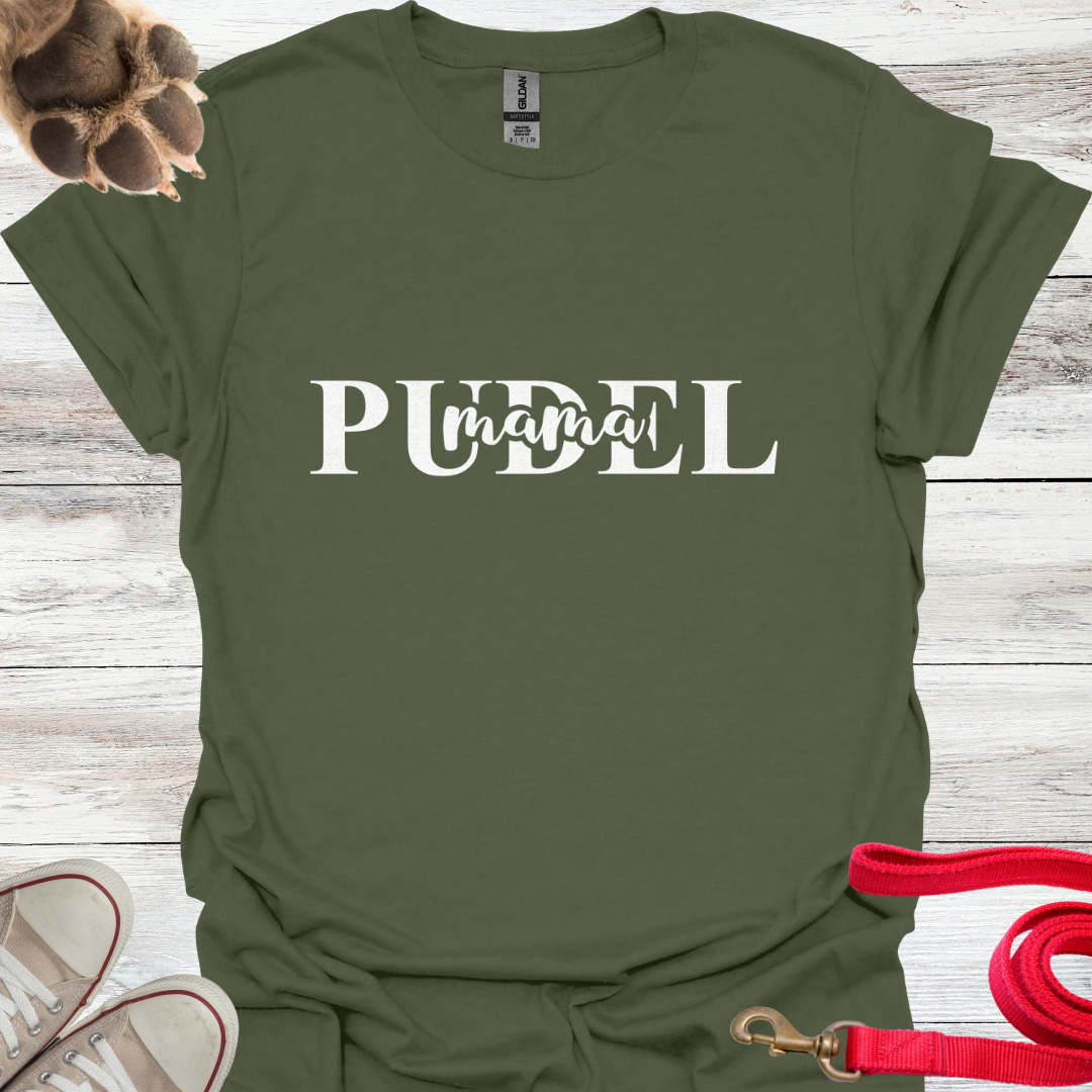 Pudel Mama, T-Shirt für Pudelliebhaberinnen, Unisex Softstyle T-Shirt