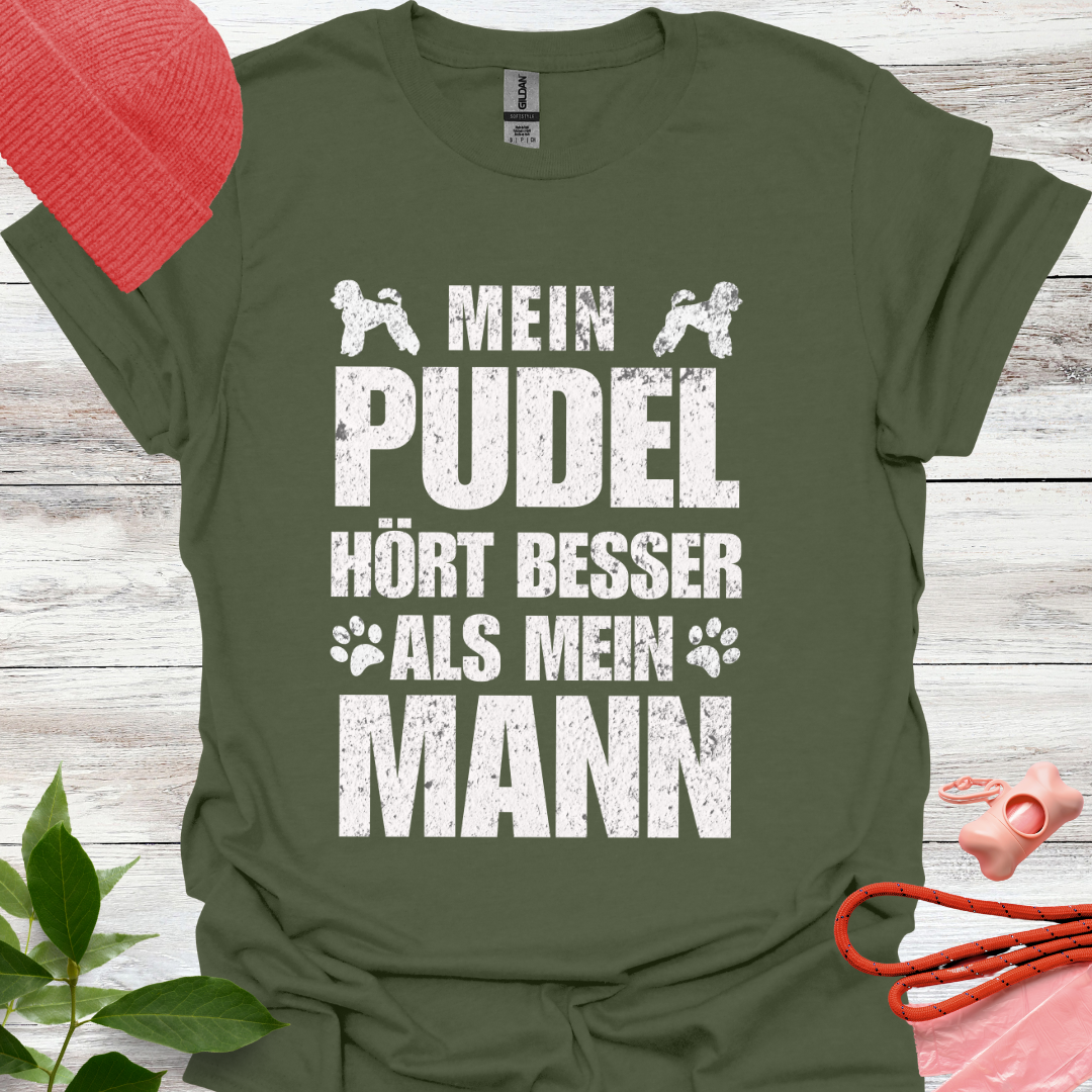 Lustiges T-Shirt für Pudelliebhaber, Unisex Softstyle T-Shirt