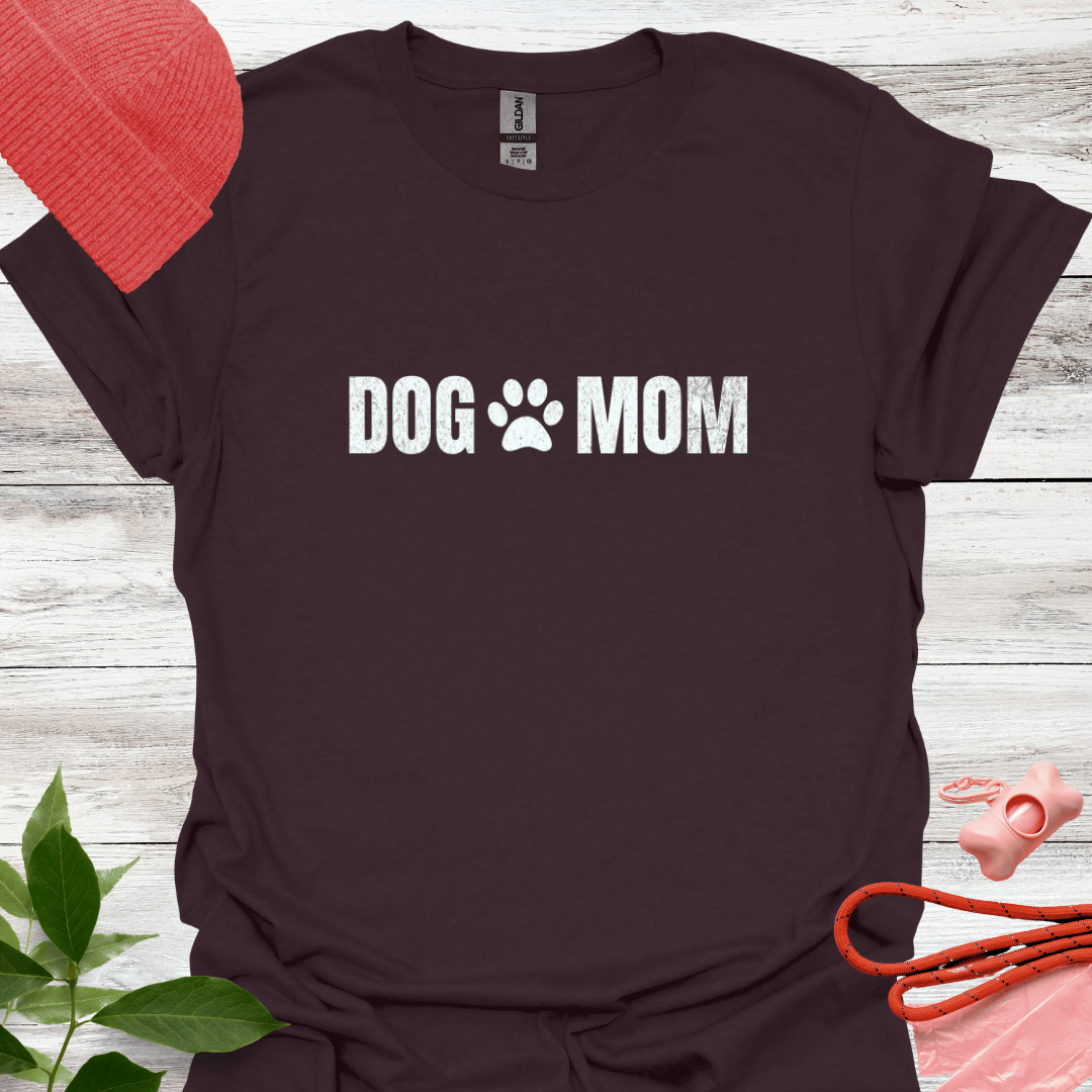Dog Mom, T-Shirt für Hundeliebhaberinnen, Unisex Softstyle T-Shirt