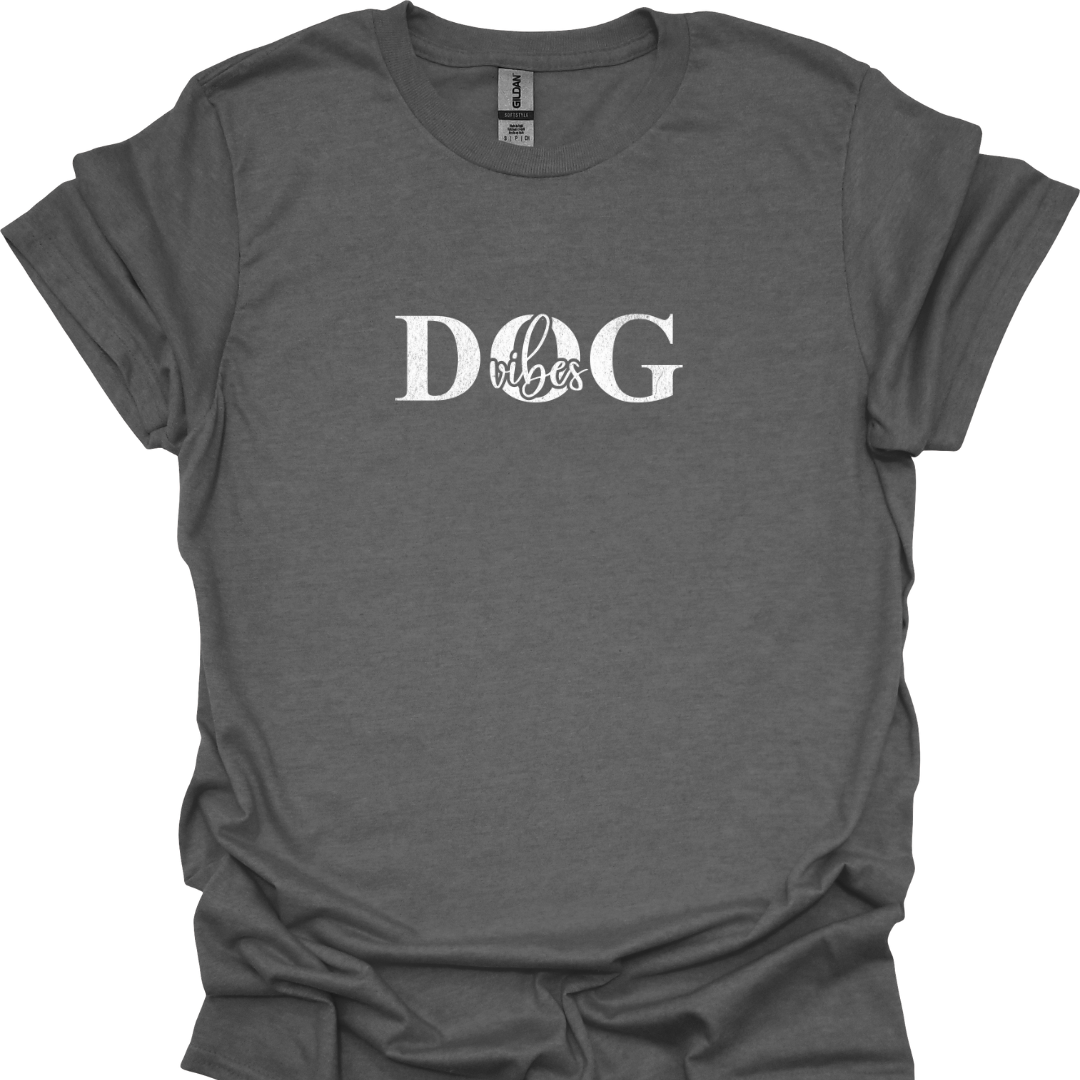 "Dog vibes" T-Shirt für Hundeliebhaber
