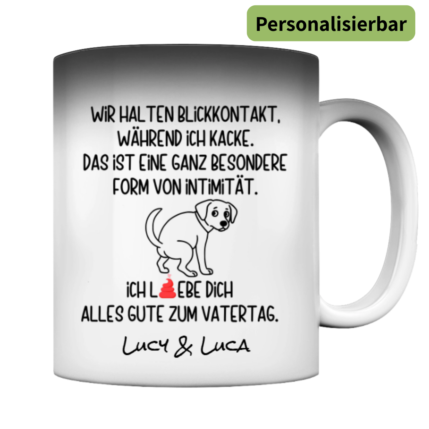 Lustige Magic Dog Dad Tasse