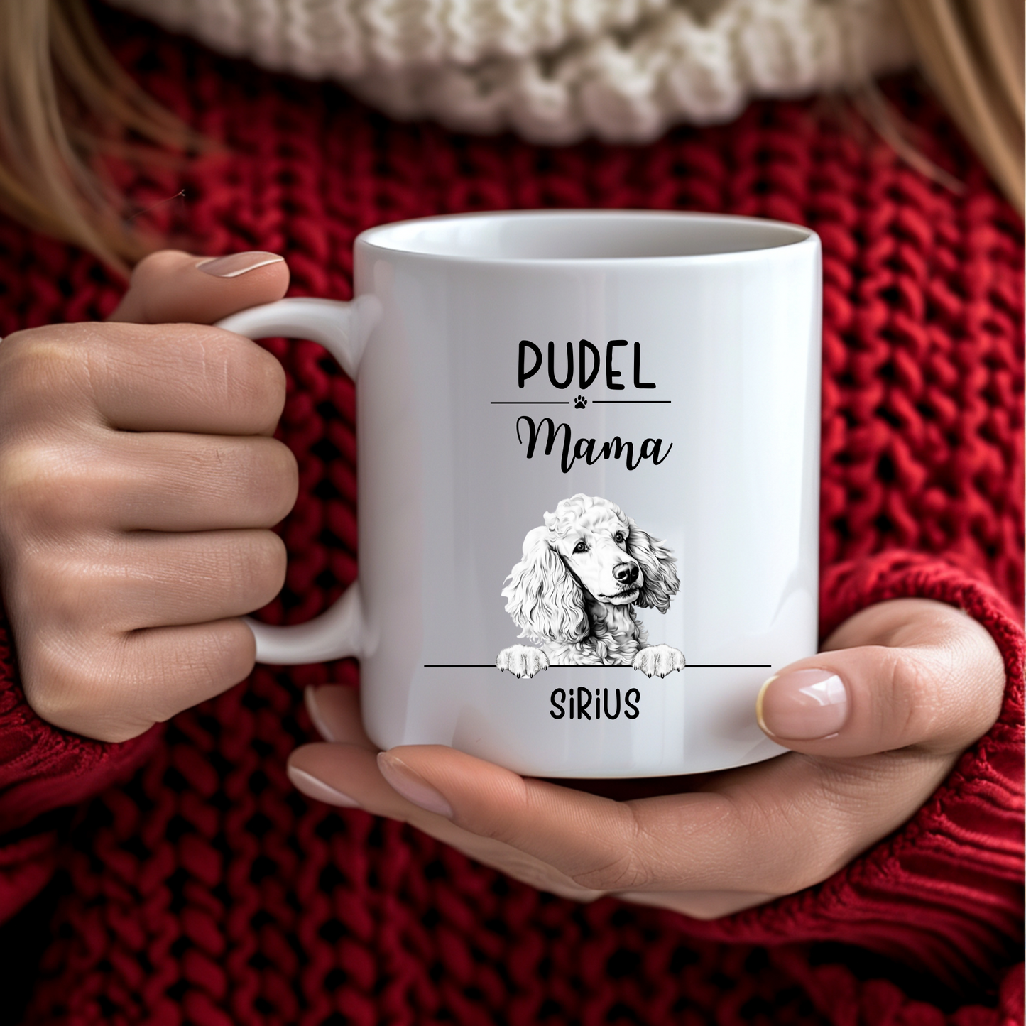 Personalisierbare Hundetasse für Hundemamas & Hundepapas
