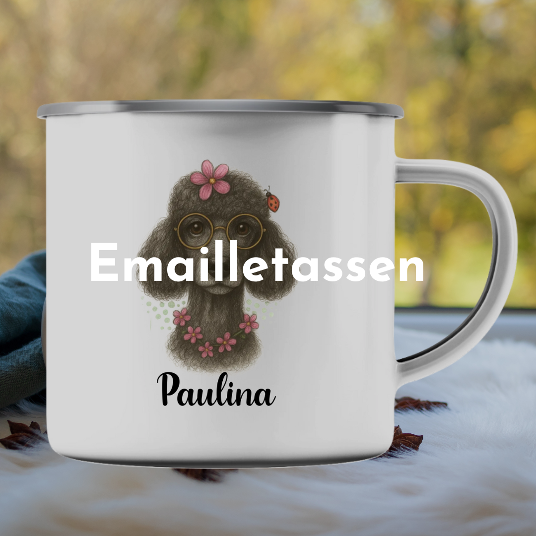 Emailletassen