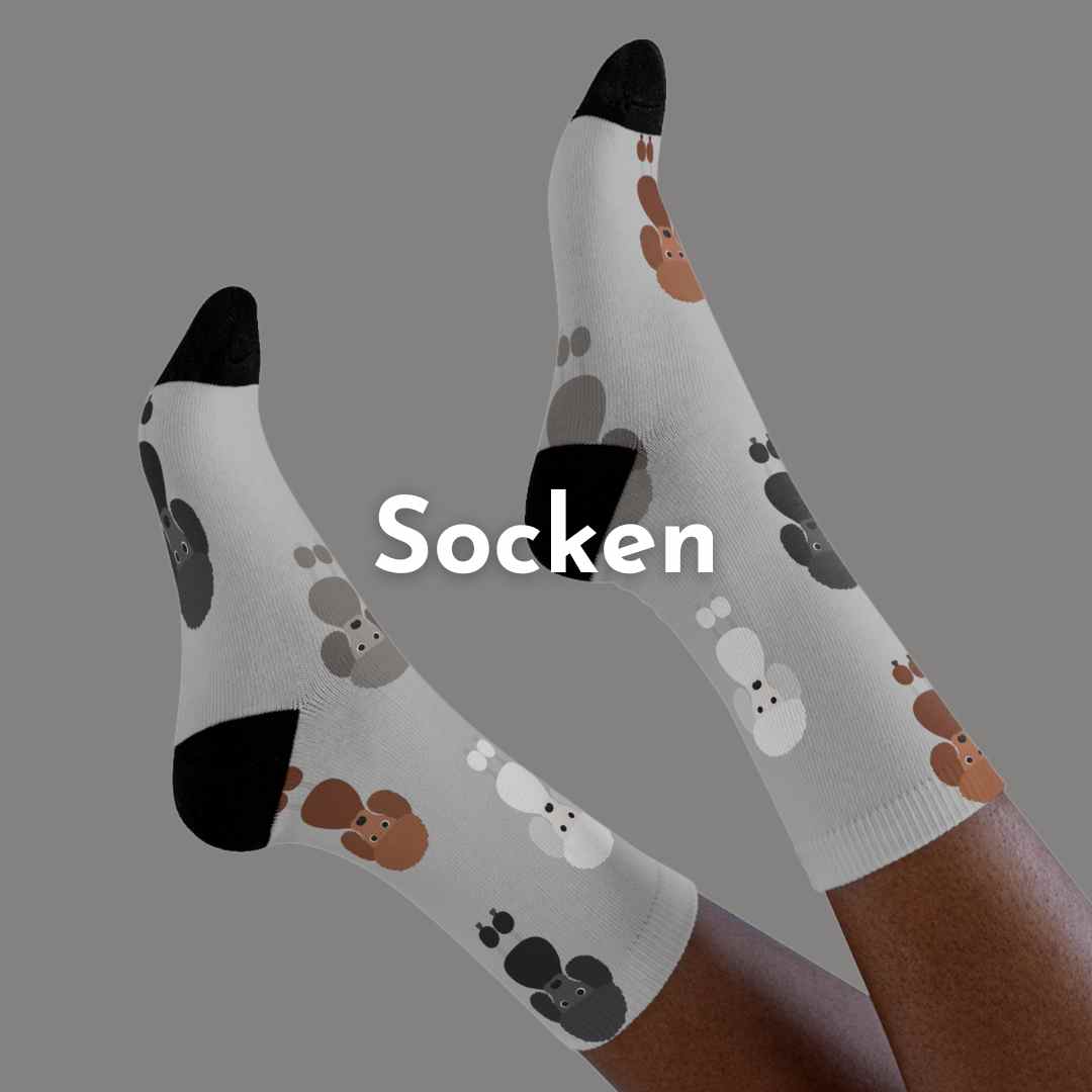 Socken mit Hund