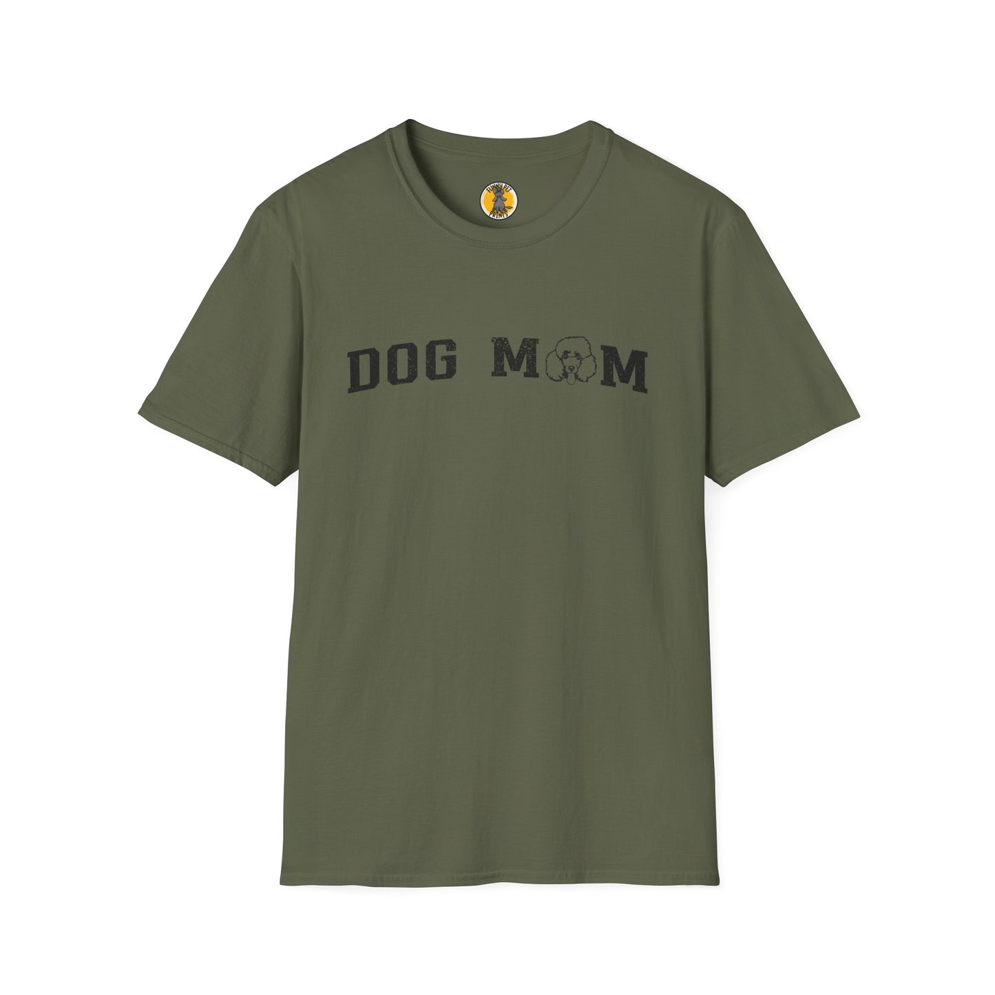 Pudel Dog Mom, Unisex Softstyle T-Shirt – Perfekt für Hundeliebhaber und als Geschenkidee