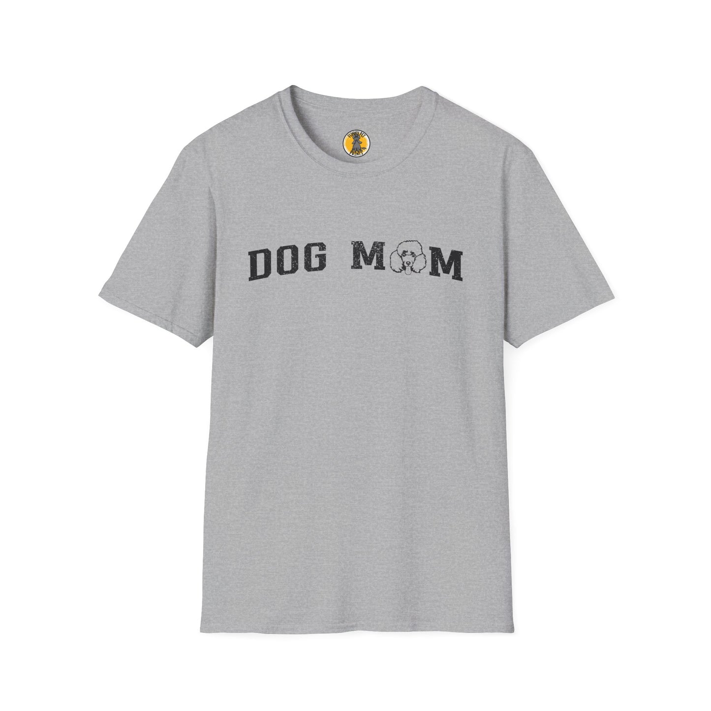 Pudel Dog Mom, Unisex Softstyle T-Shirt – Perfekt für Hundeliebhaber und als Geschenkidee