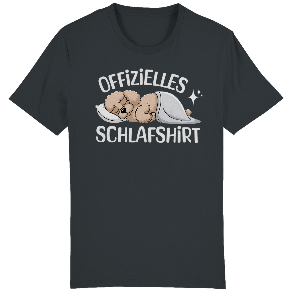 Organic Creator T-Shirt Schlafshirt Pudel fawn