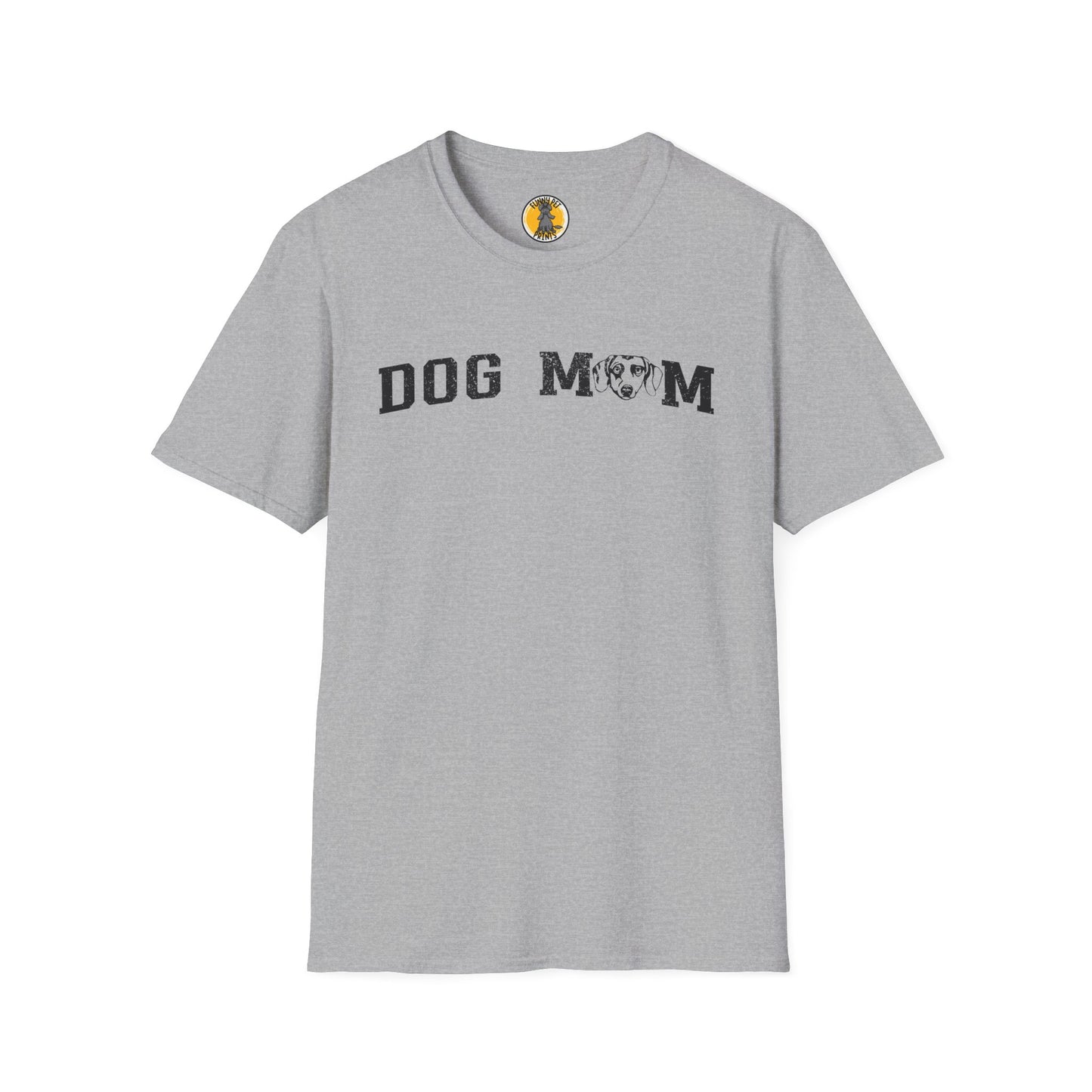 Dackel Dog Mom Unisex Softstyle T-Shirt - Perfekt für Dackelmamas