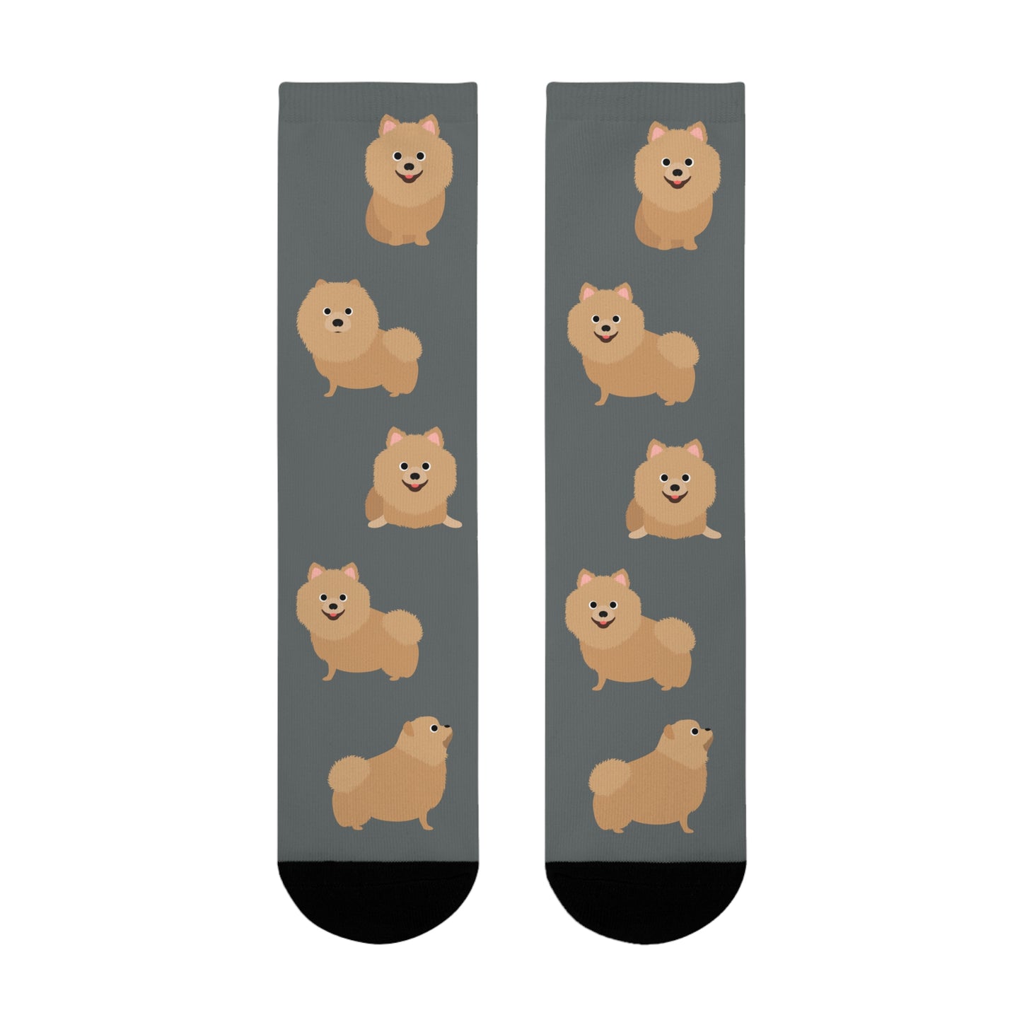 Pomeranian Socken, Sublimation Crew Socks (EU)