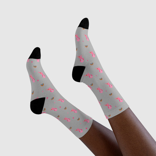 Socken - Rosa Pudel Power für deine Füße!