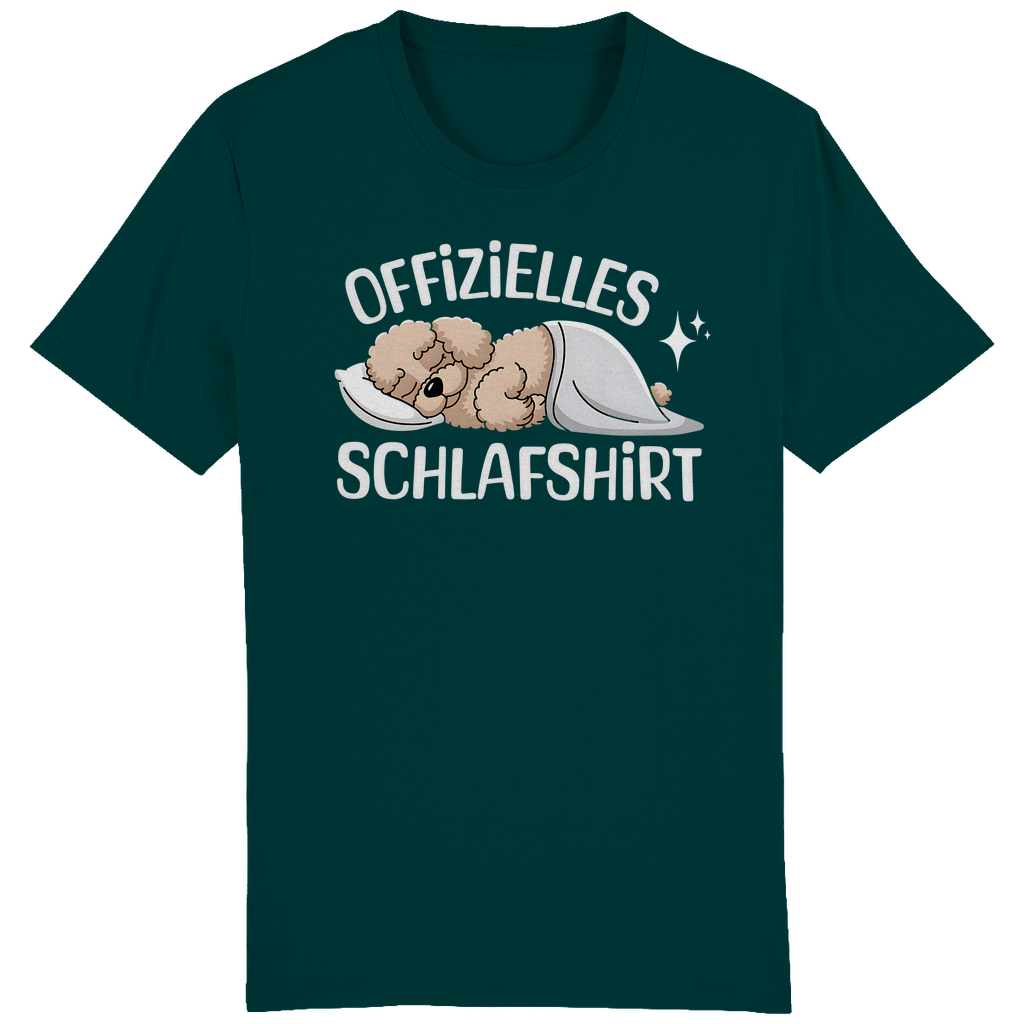 Organic Creator T-Shirt Schlafshirt Pudel fawn