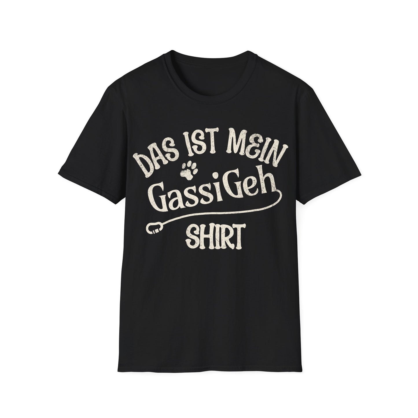 Das ist mein Gassi Geh Shirt - Unisex Softstyle T-Shirt