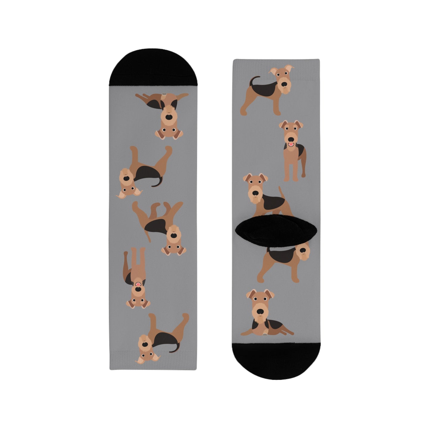 Airedale Socken, Sublimation Crew Socks (EU)