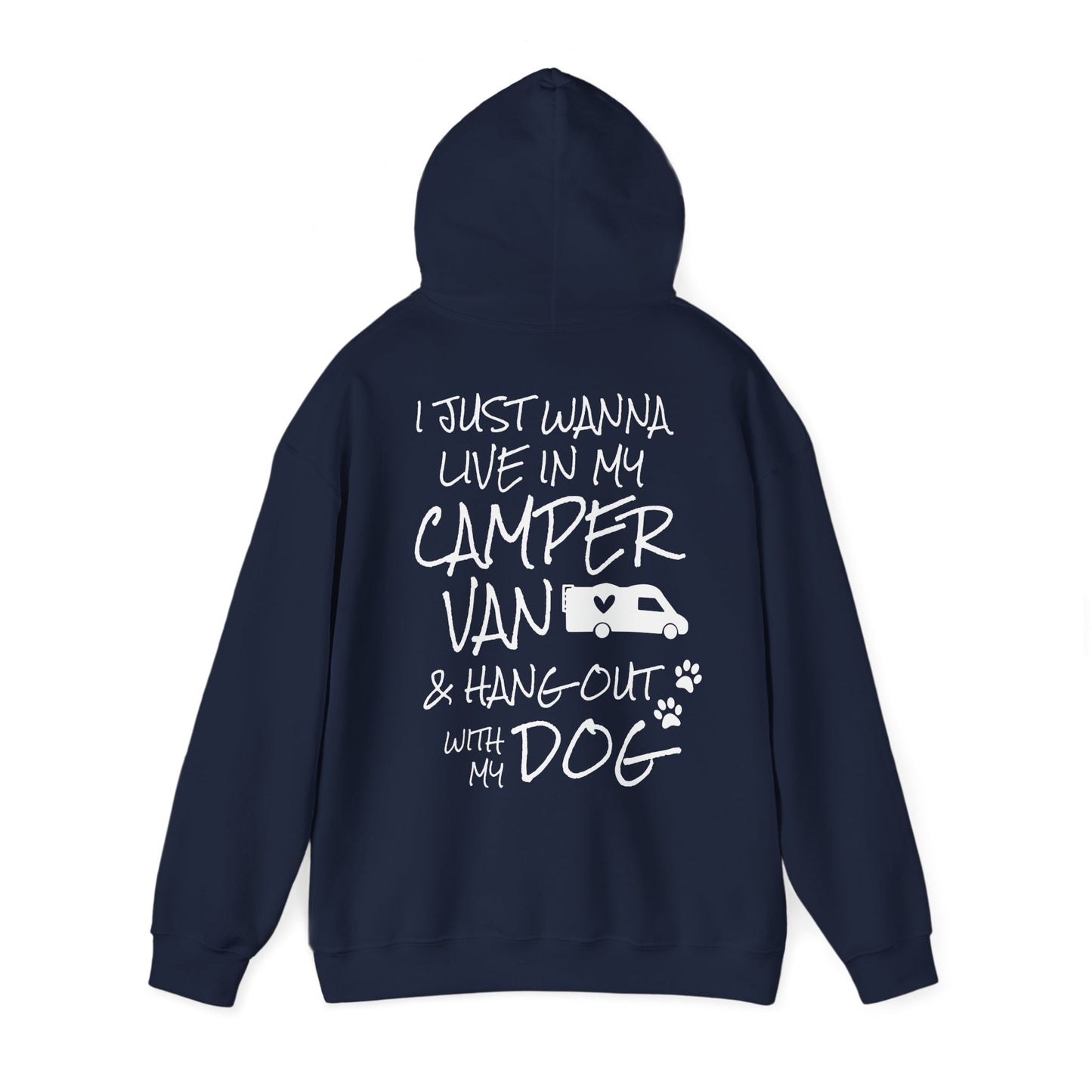 Camping Hoodie, Hoodie für Camping- und Hundefreunde, Unisex Heavy Blend™ Hooded Sweatshirt