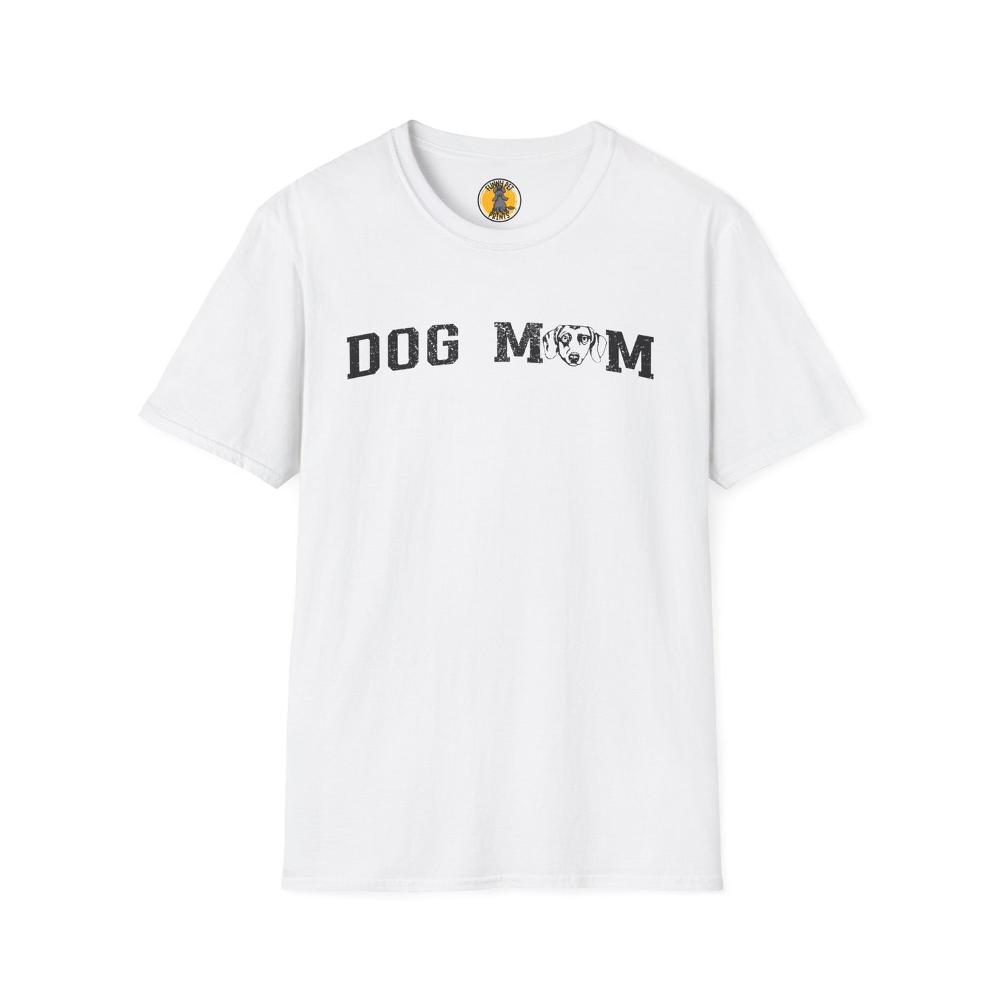 Dackel Dog Mom Unisex Softstyle T-Shirt - Perfekt für Dackelmamas