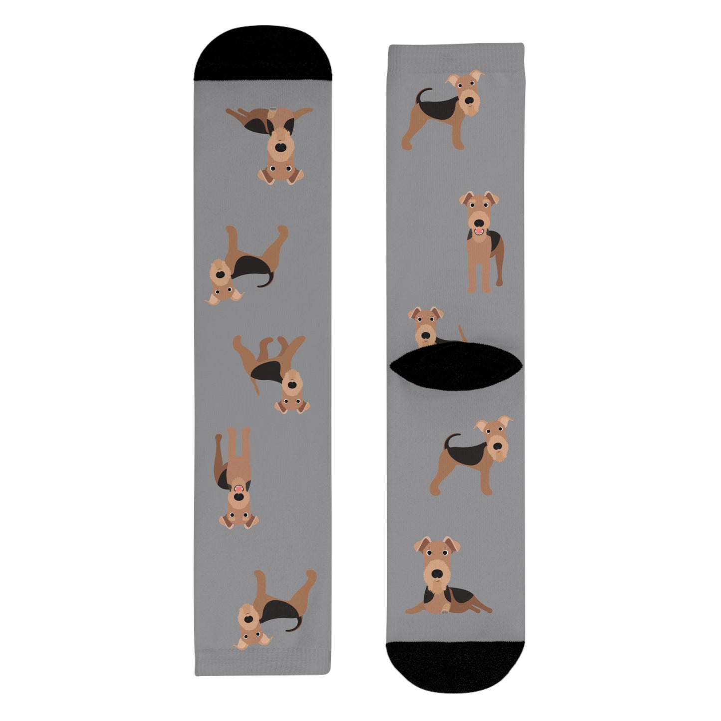 Airedale Socken, Sublimation Crew Socks (EU)