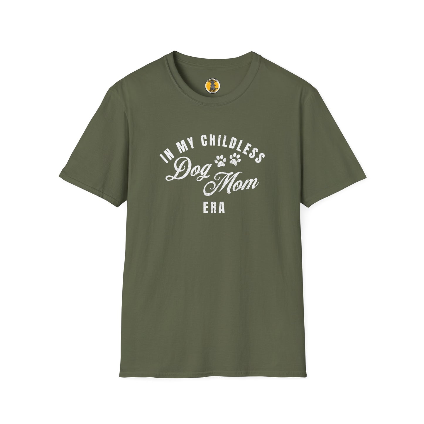 Perfekt für echte Hundemamas, In my childless Dog Mom Era, Unisex Softstyle T-Shirt