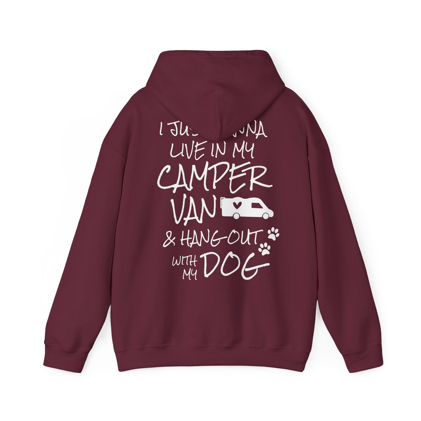 Camping Hoodie, Hoodie für Camping- und Hundefreunde, Unisex Heavy Blend™ Hooded Sweatshirt