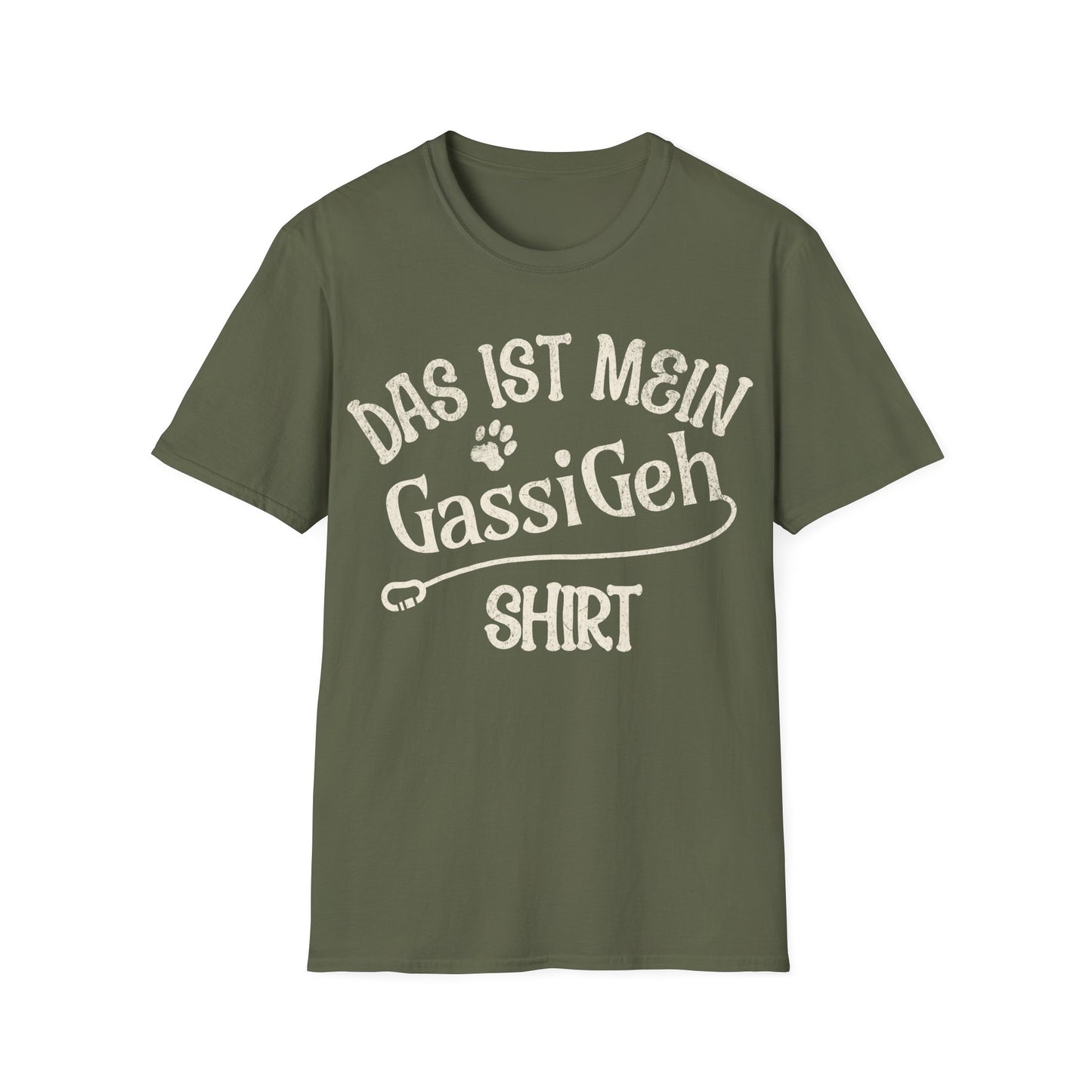 Das ist mein Gassi Geh Shirt - Unisex Softstyle T-Shirt