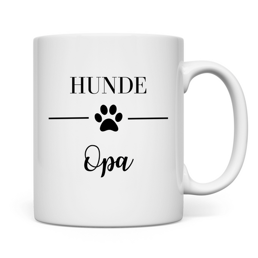 Tasse Hunde. Opa