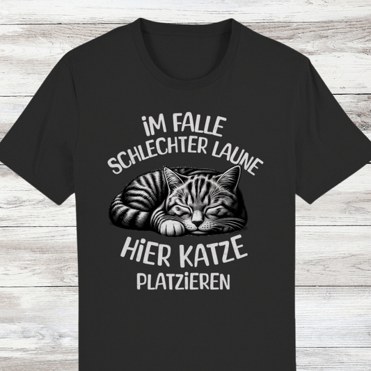 ST/ST Creator T-Shirt Im Falle schlechter Laune Katze hier platzieren