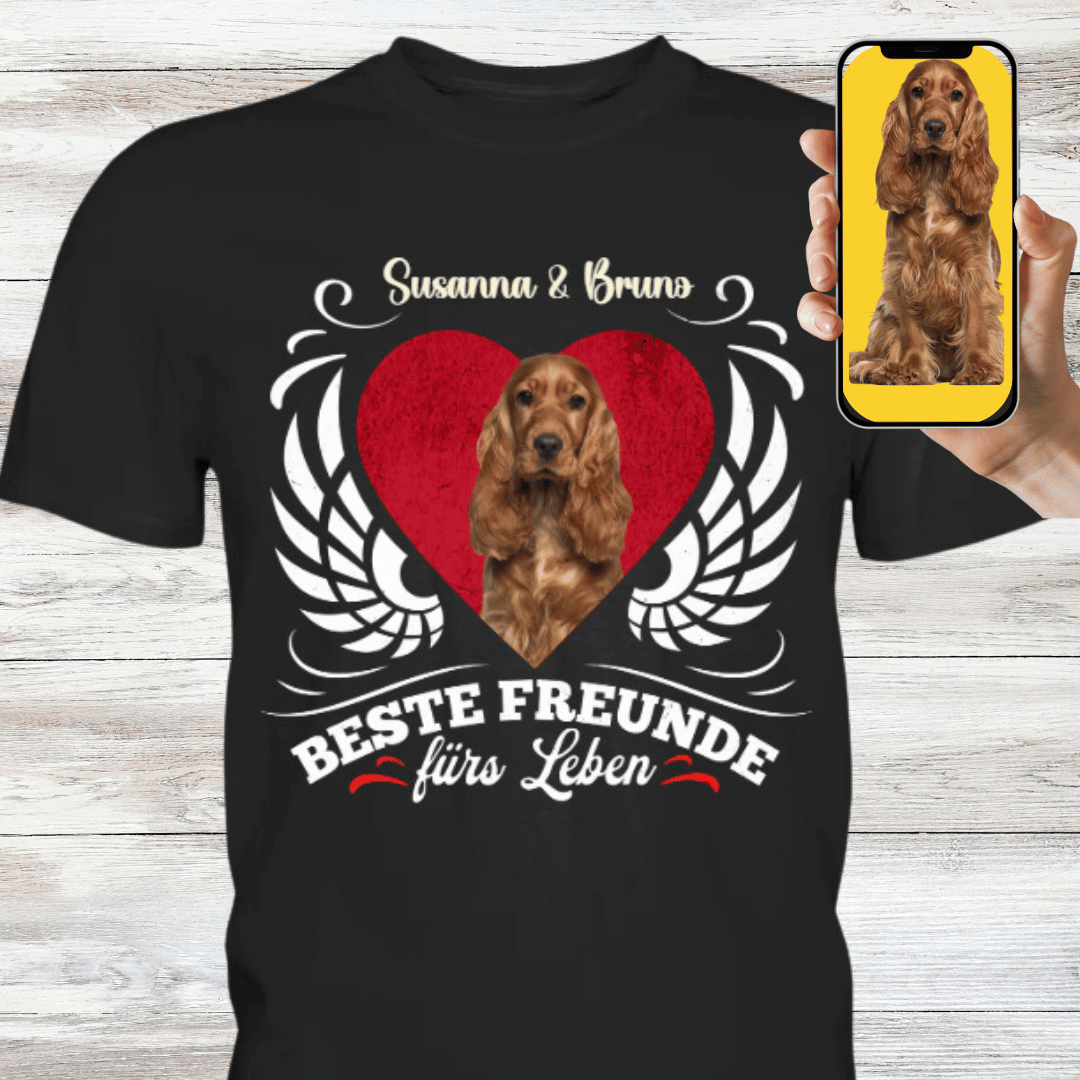 Mein und und ich. Beste Freunde fürs Leben - personalisierbar - Premium Shirt