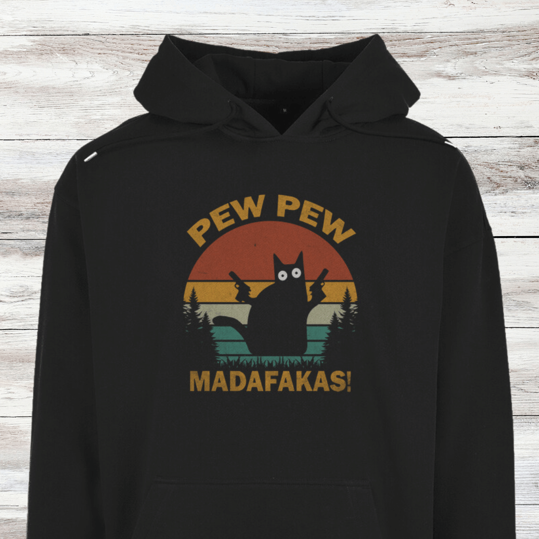 Unisex Oversize Hoodie pew pew madafakas