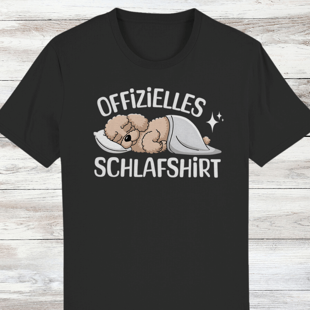 Organic Creator T-Shirt Schlafshirt Pudel fawn