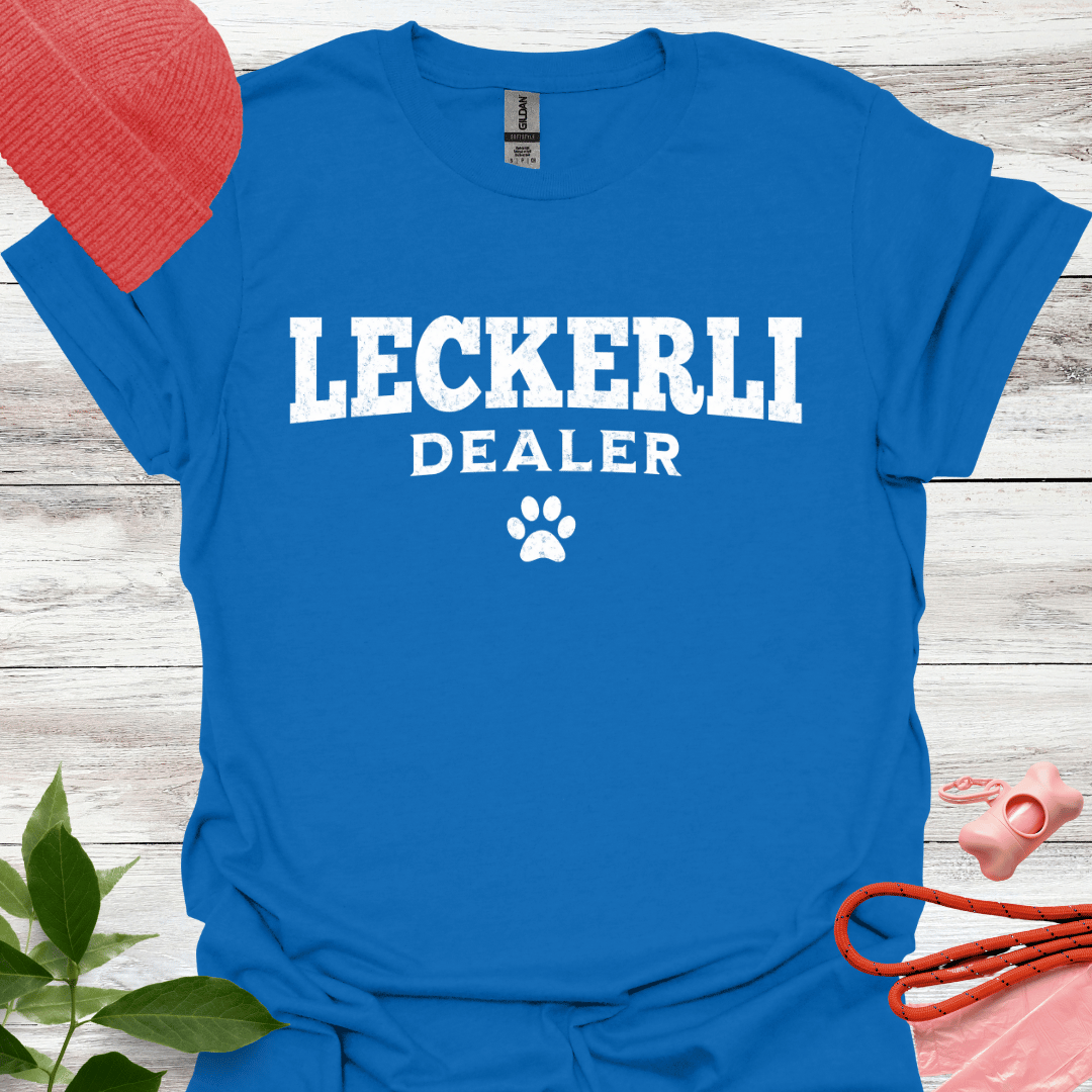 Leckerli Dealer, Lustiges T-Shirt für Hundeliebhaber, Unisex Softstyle T-Shirt