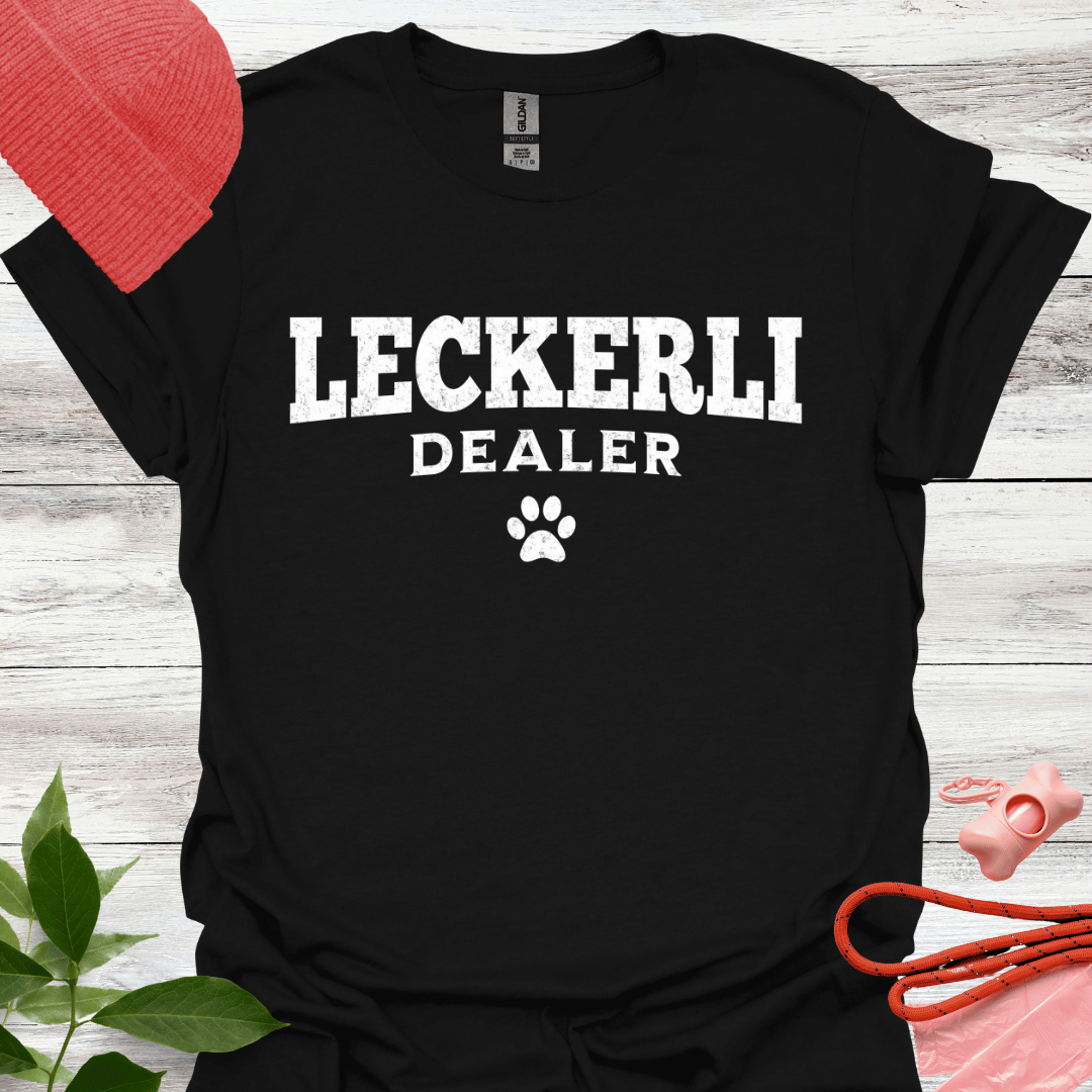 Leckerli Dealer, Lustiges T-Shirt für Hundeliebhaber, Unisex Softstyle T-Shirt