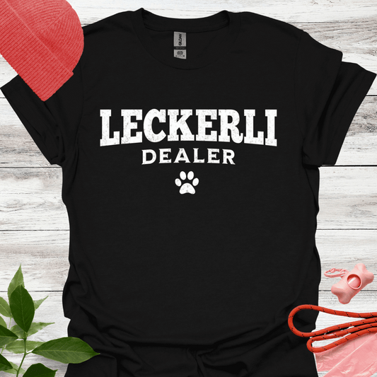 Leckerli Dealer, Lustiges T-Shirt für Hundeliebhaber, Unisex Softstyle T-Shirt