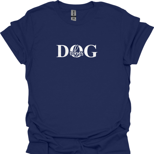"Dog vibes" T-Shirt für Hundeliebhaber