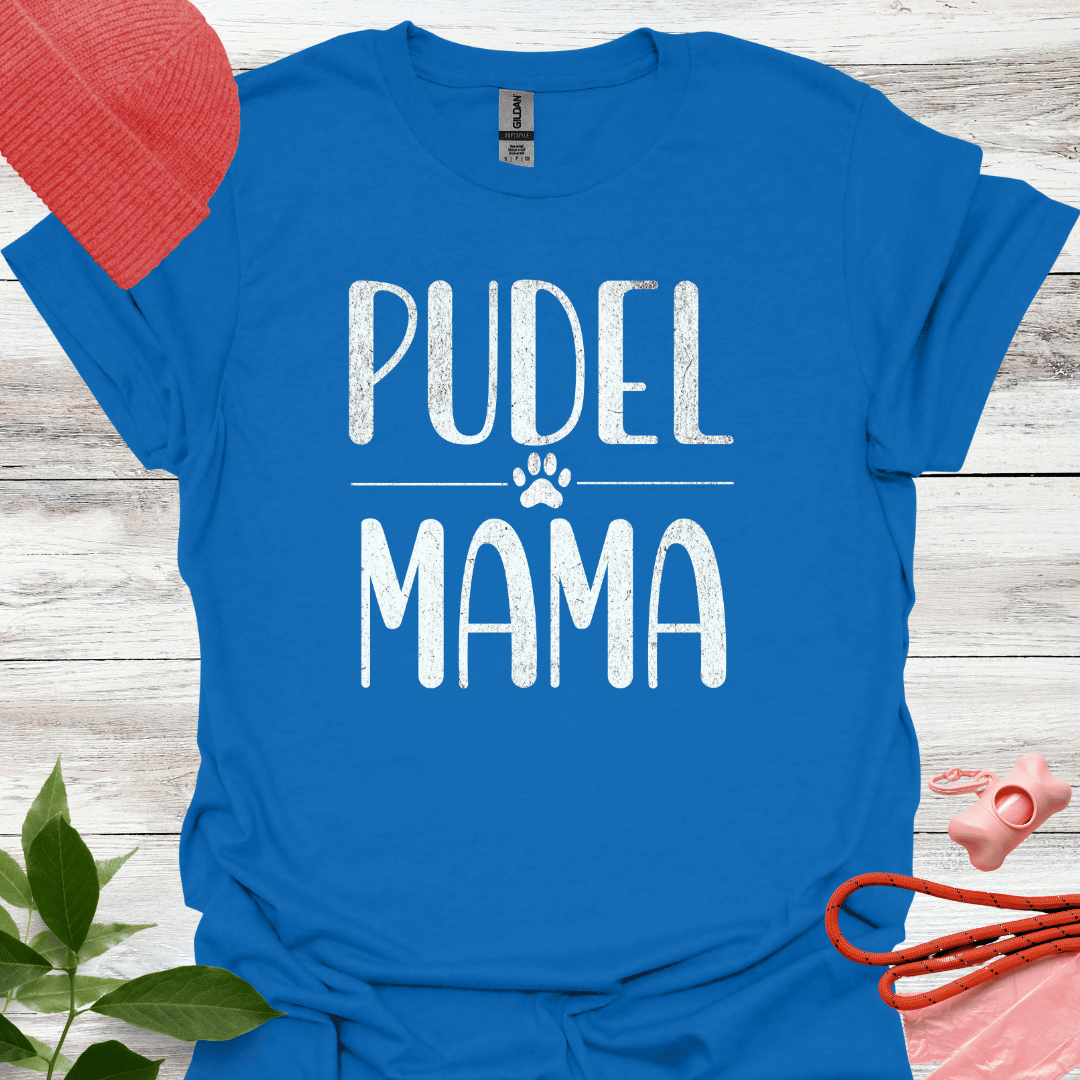 Pudel Mama, T-Shirt für Pudelliebhaberinnen, Unisex Softstyle T-Shirt