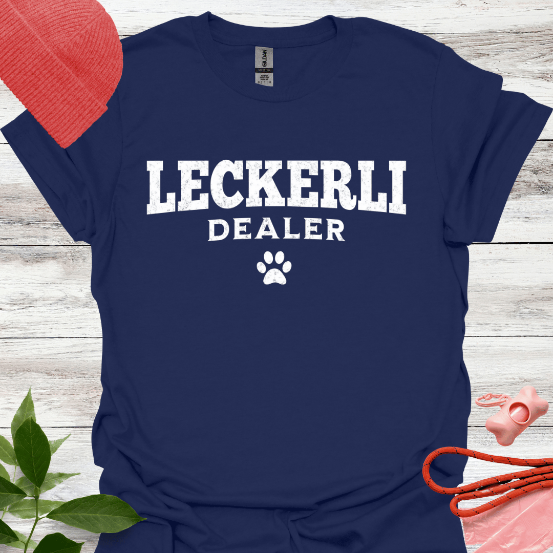 Leckerli Dealer, Lustiges T-Shirt für Hundeliebhaber, Unisex Softstyle T-Shirt