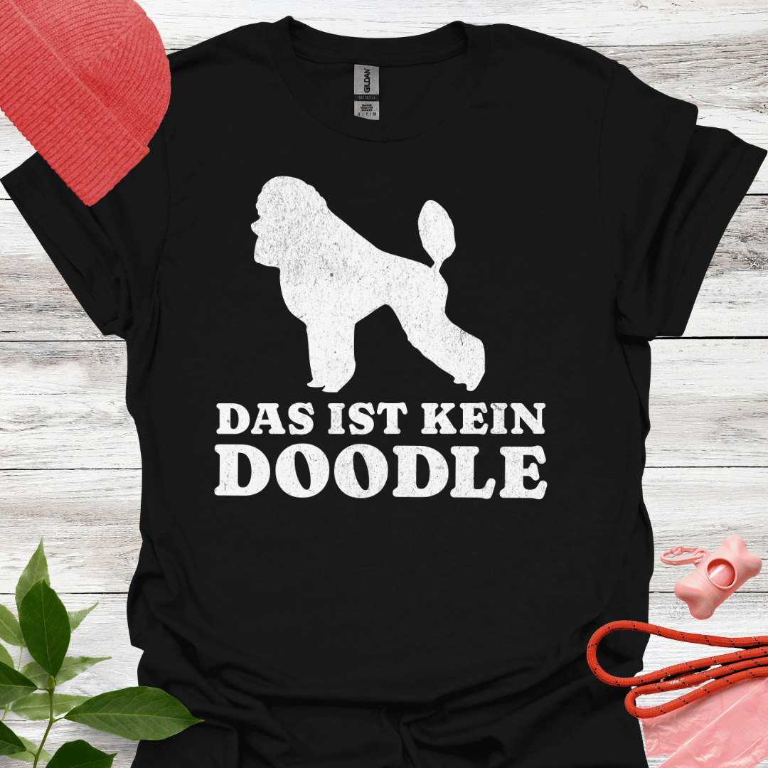 Das ist kein Doodle, Lustiges T-Shirt für Pudelliebhaber, Unisex Softstyle T-Shirt