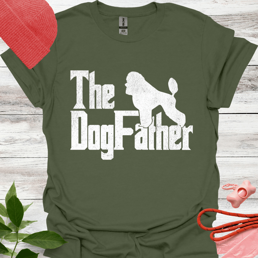 The Dogfather, T-Shirt für Pudelliebhaber, Unisex Softstyle T-Shirt