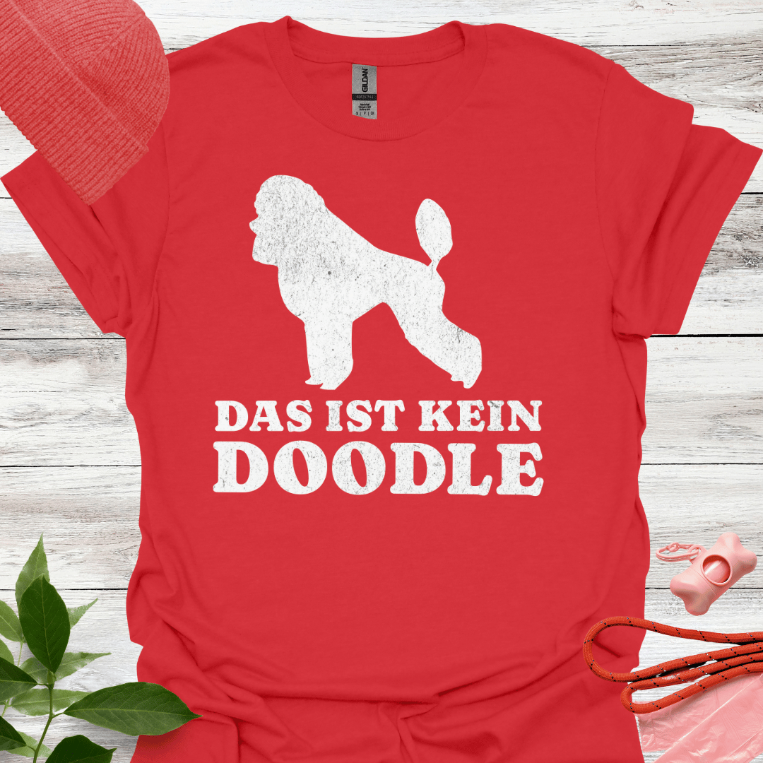 Das ist kein Doodle, Lustiges T-Shirt für Pudelliebhaber, Unisex Softstyle T-Shirt