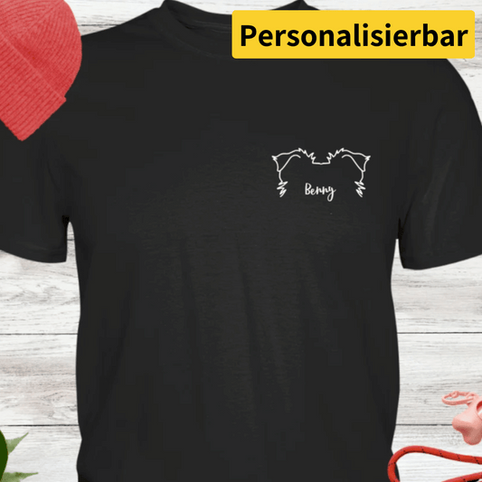 Hundeohren mit Namen - personalisierbar - Premium Shirt
