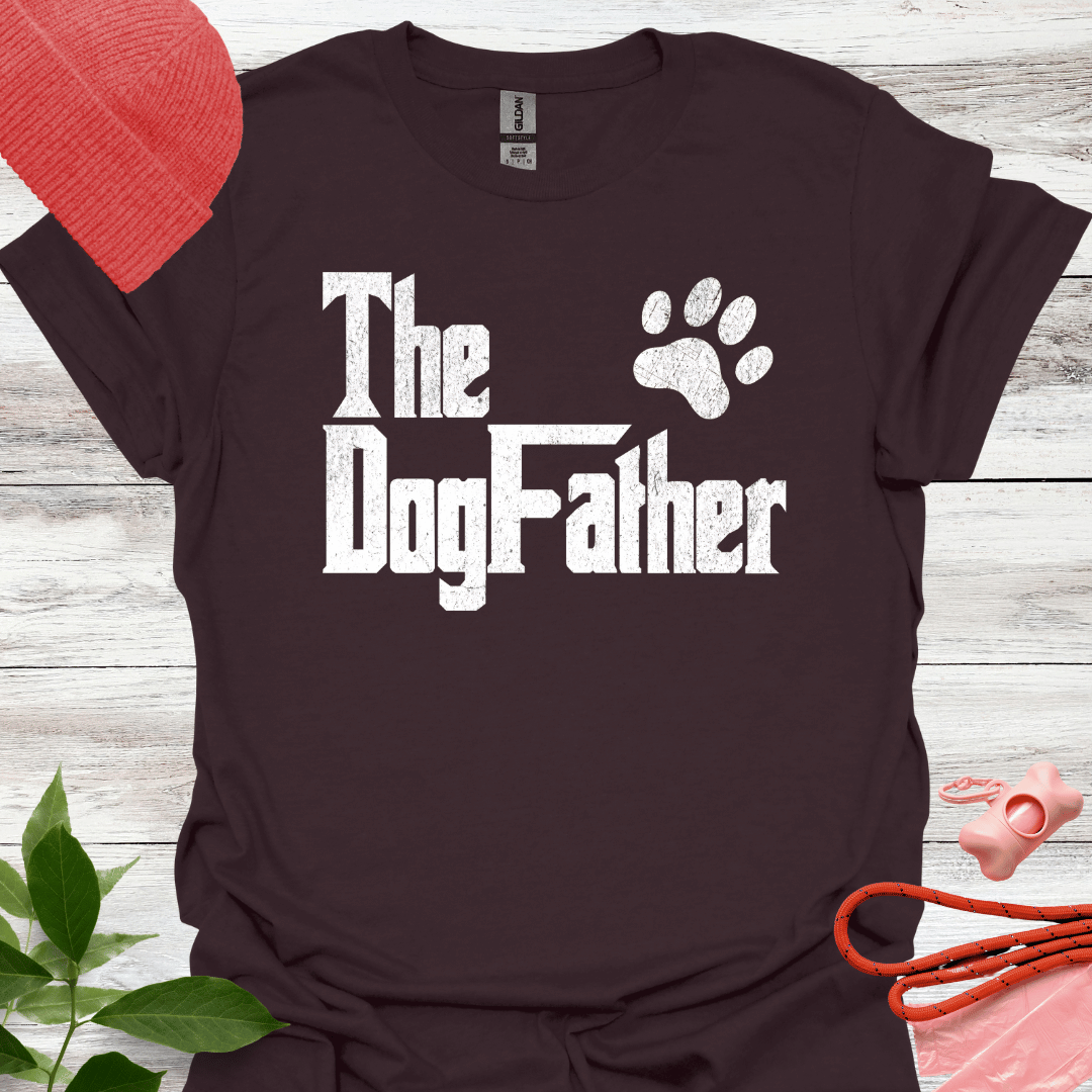 The Dogfather, Lustiges T-Shirt für Hundeliebhaber,  Unisex Softstyle T-Shirt