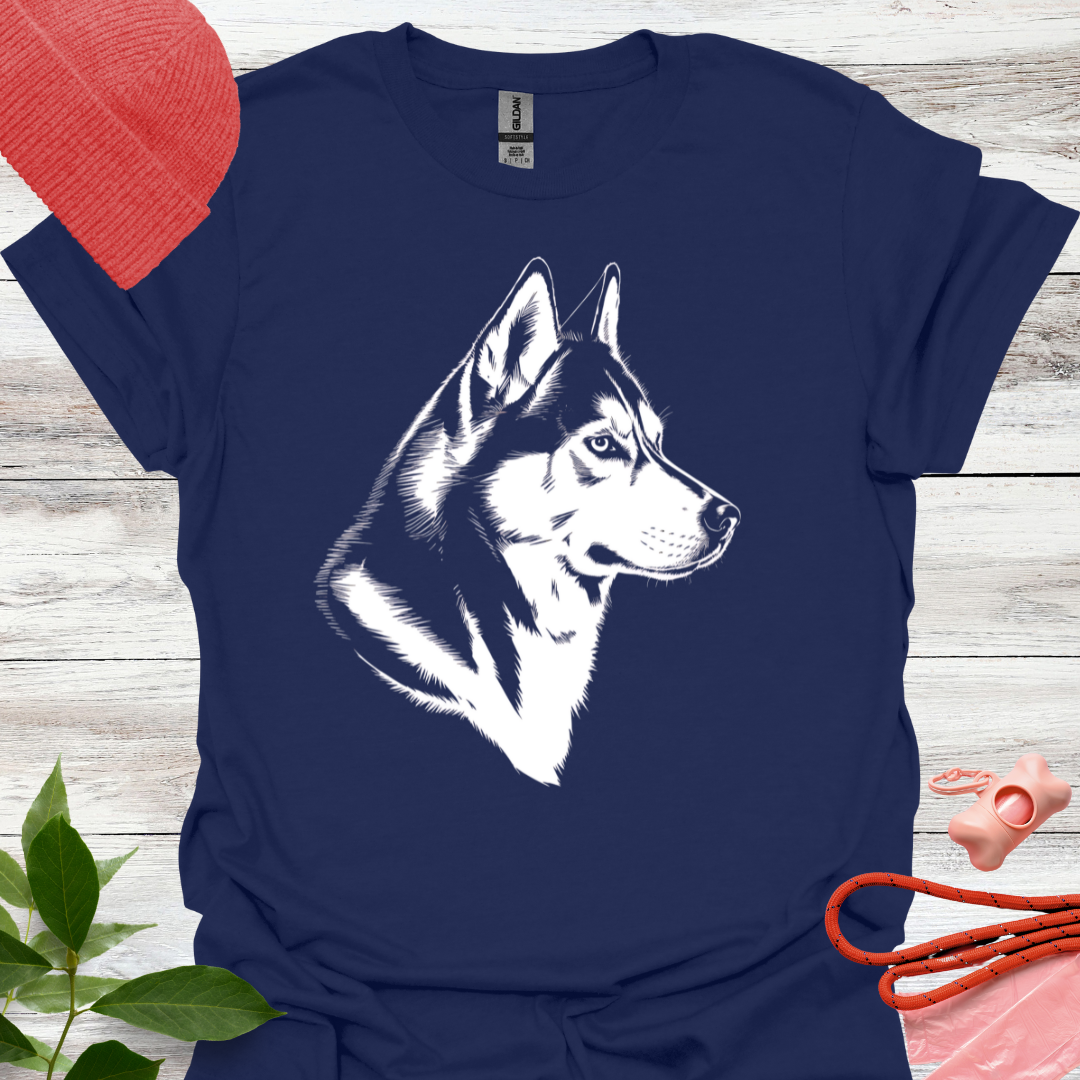 Husky, T-Shirt für Huskyliebhaber Unisex Softstyle T-Shirt