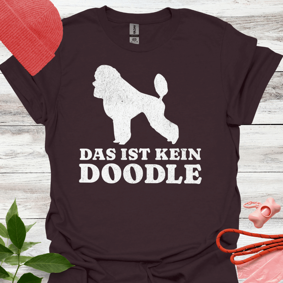 Das ist kein Doodle, Lustiges T-Shirt für Pudelliebhaber, Unisex Softstyle T-Shirt