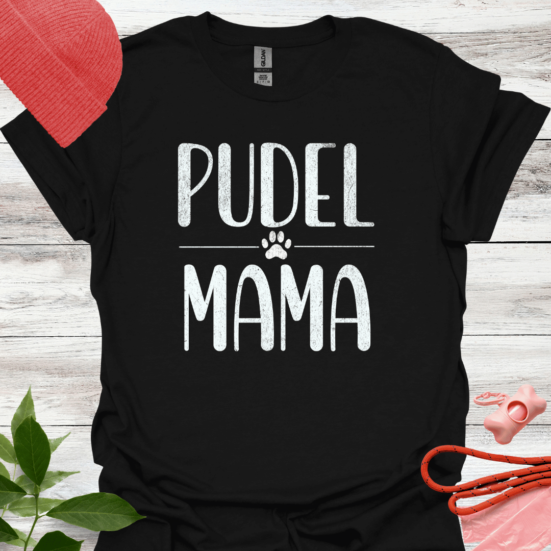 Pudel Mama, T-Shirt für Pudelliebhaberinnen, Unisex Softstyle T-Shirt