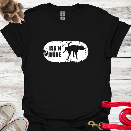 Issn Rüde, Lustiges T-Shirt für Hundeliebhaber, Unisex Softstyle T-Shirt