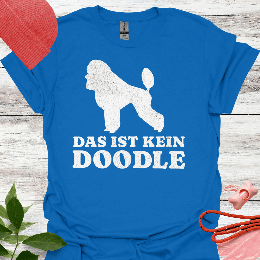 Das ist kein Doodle, Lustiges T-Shirt für Pudelliebhaber, Unisex Softstyle T-Shirt