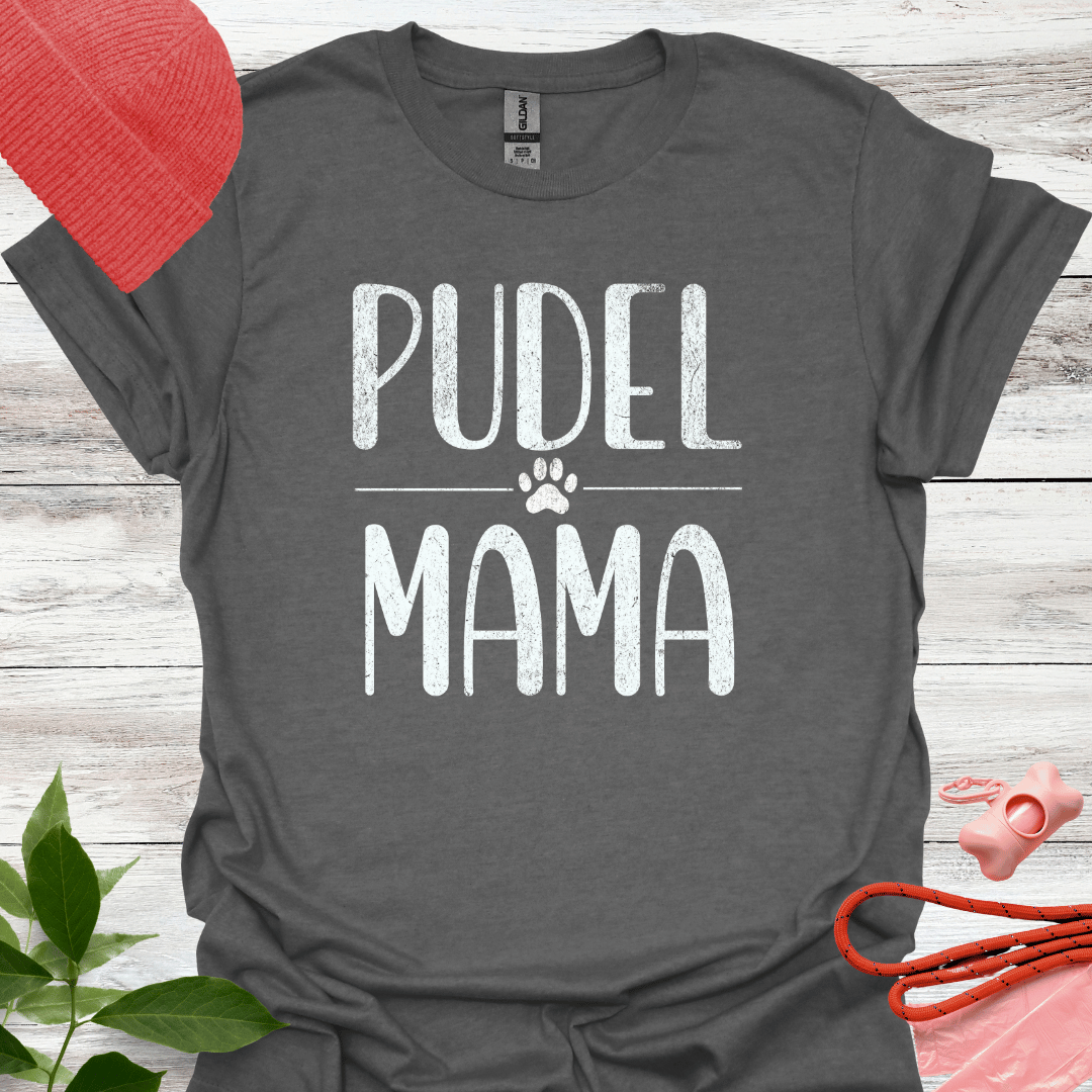 Pudel Mama, T-Shirt für Pudelliebhaberinnen, Unisex Softstyle T-Shirt